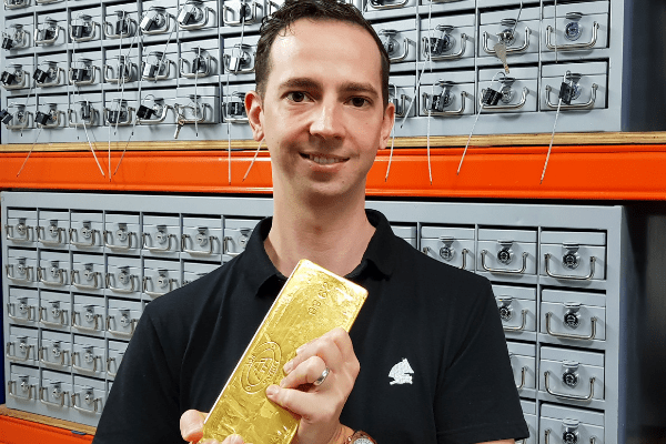 Mikkel Thorup Pictured Here Holding Half A Million In Gold