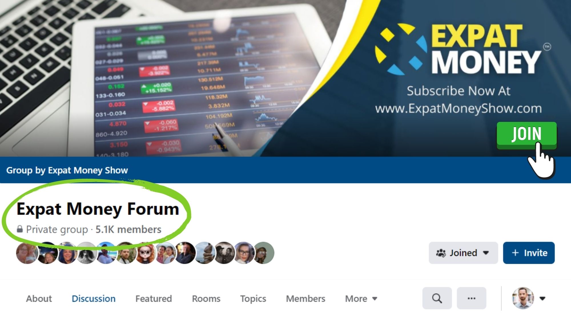 Join the expat money forum